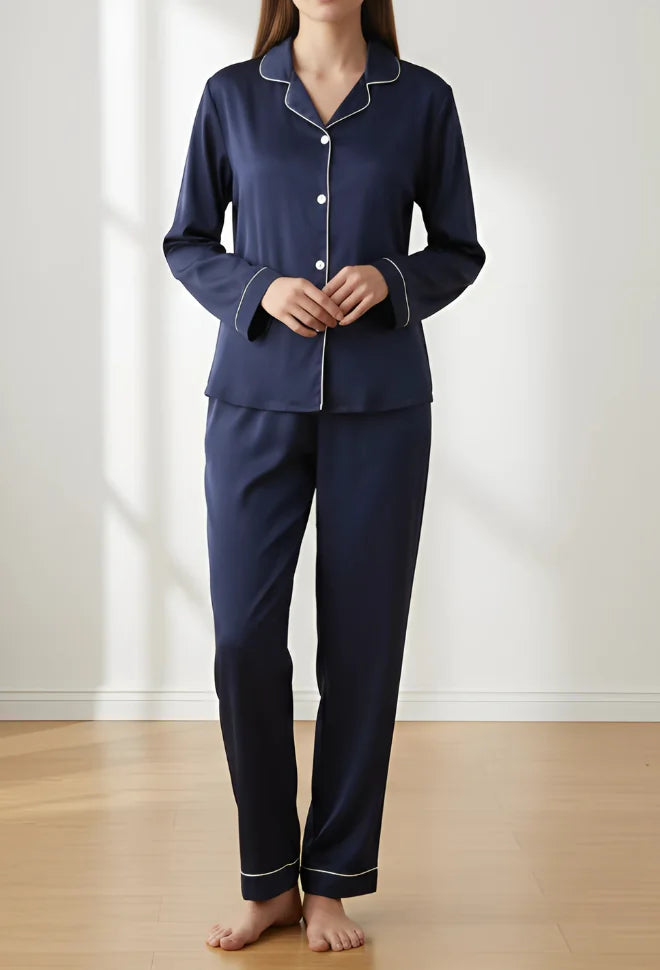 NAVY BLUE PJ SET