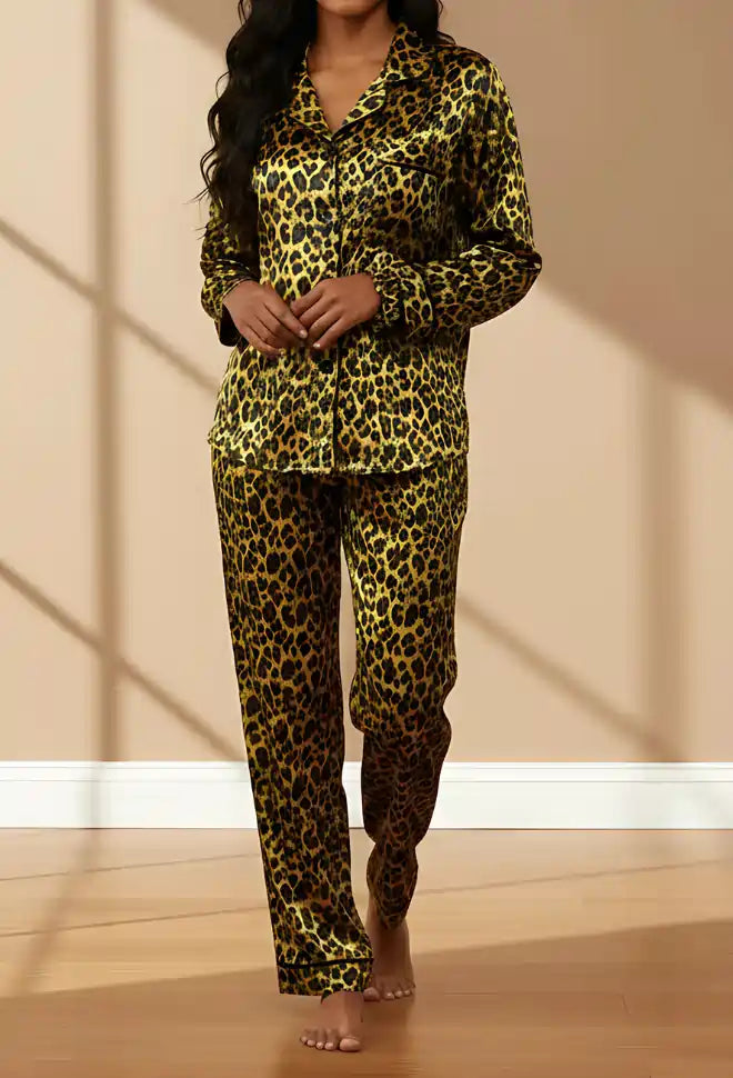 CHEETAH PRINTED PJ SET