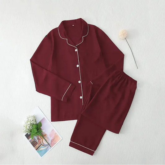 MAROON PJ SET